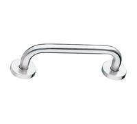Amig - Poignée avec rosace Mod.3 en acier inoxydable 18/8 | Poignée ou poignée pour portes battantes ou coulissantes ou armoires | Dimensions - Poignée : Ø19 x 150 mm, Rosace : Ø53 mm