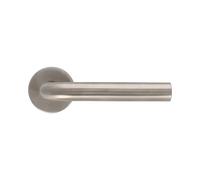 Amig Poignée bouton sur rosace - Inox mat
