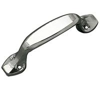 Amig - Poignée de Meuble en Acier 185mm | Confort Ergonomique | Installation Facile | Multi-Usage pour Tiroirs et Portes | Qualité Durable, Argent Métallique, 185 mm, Acier Allié
