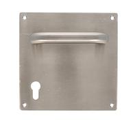 Amig - Poignée de Porte avec Serrure 3 CB85A en Inox 18/8 | Bas de Porte Adhésif Brosse | Grille Aération Bronze | Pour Fenêtre Oscillo-Battante