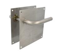 Amig Poignée de porte sur plaque inox