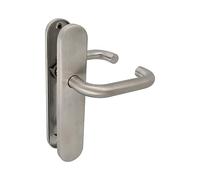 Amig - Poignée de Tirage Noir en Inox 18/8 | Serrure à Encastrer avec rille d’Aération 20x10 avec Moustiquaire | Adaptateur de Prise avec Interrupteur, 3PX