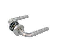 Amig - Poignée modèle 4RX de haute résistance pour portes de passage fréquent | Acier inoxydable AISI 316 | Finition mate | Ø52 mm | Inclut vis anti-vol et accessoires d'installation