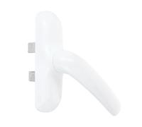 Amig - Poignée pour fenêtres ouvrantes - Poignée pour fenêtre battante et oscillo-battante - Ouverture confortable et sécurisée - Carré de 7 mm - Aluminium - Finition blanche