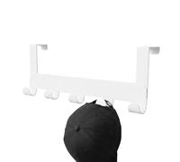 Amig - Porte-manteau de porte - 435 x 172 x 72 mm - Porte-manteau couleur blanche - Fabriqué en acier. Mod. CP42
