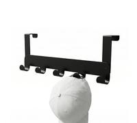 Amig - Porte-manteau de porte - 435 x 172 x 72 mm - Porte-manteau couleur Noir Mat - Fabriqué en Acier. Mod. CP42
