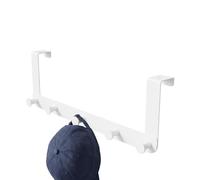 Amig - Porte-manteau de porte - 470 x 160 x 75 mm - Porte-manteau couleur blanche - Fabriqué en acier. Mod. CP41