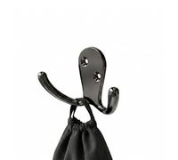 Amig - Porte-manteau mural - 71 x 46 x 24 mm - Crochets couleur Noir Mat - Fabriqué en Zamak. Mod. CS30