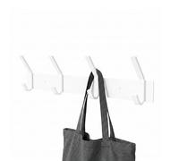 Amig - Porte-manteau mural multiple - 405 x 105 x 45 mm - Porte-vêtements couleur blanche - Fabriqué en acier. Mod. CM38