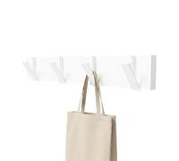 Amig - Porte-manteau mural multiple - 420 x 70 x 20 mm - Porte-manteau couleur blanc - Fabriqué en zamak. Mod. CM39