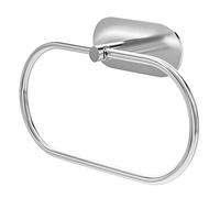 Amig - Porte-Serviettes adhésif de Salle de Bain Mod. EA-2 | Support Mural pour Serviettes sans vis | 205 x 125 mm | Acier Inoxydable | Argent Mat