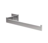 Amig - Porte-Serviettes de Salle de Bain Mod. Isla-2 | Support Mural pour Serviettes avec vis incluses | 270 x 75 x 55 mm | Acier Inoxydable | Argent Mat