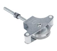 AMIG - Poulie métallique 12 - M6 x 60 mm - Acier - Zingué