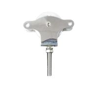 AMIG - Poulie métallique 20 INOX. - M6 x 40 mm - Acier inoxydable AISI 304 - Mat