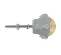 AMIG - Poulie métallique 23 INOX. - M6 x 50 mm - Acier inoxydable AISI 304 - Mat