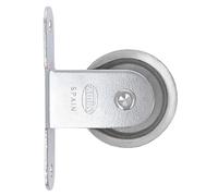 Amig - Poulie pour étendoir à Linge | Acier Robuste Ø39 MM | Installation Facile pour Balcon et terrasse | Résistante aux vêtements mouillés | Charnière décorative, Acier Inoxydable, Ø39 MM