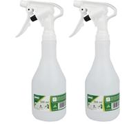 Amig - Pulvérisateur Manuel pour Pulvérisateur avec des Produits Chimiques | Mod.2080 | 0,5 Litre | Flacon nébuliseur pour Nettoyage, Horticulture ou Jardinage | Pistolet Spray (Lot de 2)