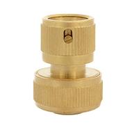 Amig - Raccord Rapide Pour Tuyau | 3/4" Avec Système D'Emboîtement Rapide | Résistant À La Corrosion Et Aux Intempéries | Laiton | Mat