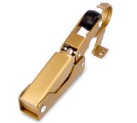 Amig - Retenedor de porte - Fermeture hydraulique de porte - Fabriqué en aluminium - Dimensions : 108 x 32 mm - Idéal pour frein, butée ou amortisseur de portes - Couleur : Or - Poids maximum 40 kg