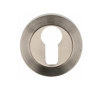 Amig - Rosace de Porte Mod. 3Z | Compatible Cylindre Europrofilé | Design Moderne pour Poignée Extérieur | Installation Facile, Multicolore, Ø52 mm, Zamak