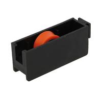 AMIG - Roulement fenêtre COR07 - 64 x 25 mm - Nylon - Noir