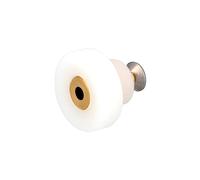 Amig - Roulement pour Cabine de Douche | Lot de 2 Unités | Ø 19 mm | Pour Porte Coulissante de Douches de Salle de Bain | Nylon Blanc