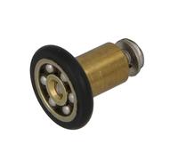 Amig - Roulement pour Cabine de Douche | Lot de 2 Unités | Ø 20/12 mm | Roulement Frontal et Vis M4x20 | Pour Porte Coulissante de Douches de Salle de Bain | Nylon Noir