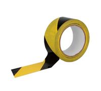 Amig - Ruban Adhésif de Balisage - Pour Signalisation et Avertissement de Danger - Résistant à l'Eau et Flexible - PVC - 50 mm x 30 m - Ruban Jaune et Noir