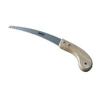 Amig - Scie de Taille, Lame Courbée en Acier 300 mm, Manche Courbé Ergonomique en Bois, Scie à Main en Acier Léger et Confortable pour Couper les Branches et les Troncs