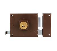 Amig Serrure en applique 2 points - Marron
