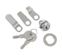 Amig - Serrure pour Boîte aux Lettres | Largeur Maximale 7 mm | Avec 3 Pênes de Tailles Différentes | Livrée avec 2 Clés | Système de Fermeture pour Casiers, Armoires, Meubles ou Tiroirs