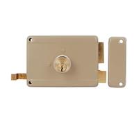 Amig - Serrure Superposée Modèle 78 | Sécurité Porte Entrée | Acier Multicolore | 120mm | Cylindre à Bouton 35mm | Poignée Portail Extérieur | Pied Réglable