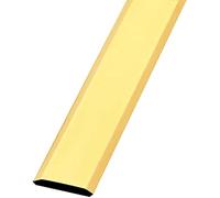 Amig - Solin De Joint De Sol | 720 mm X 34 mm | Bande De Transition Lisse Avec Fixation Adhésive | Bande De Chant pour Joints De Bois et De Carrelage | Laiton | Couleur Or