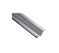 Amig - Solin De Plancher | 985 mm X 40 mm | Bande De Transition Avec Fixation Adhésive | Plaque De Recouvrement De Joint De Solin De Bordure | Acier Inoxydable 18/8 Argent Mat