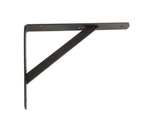 Amig - Support d’étagère mural en acier - Équerre de fixation pour étagères et tablettes - Structure résistante et maintien sécurisé - 250 x 300 mm - Acier - Finition blanche