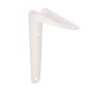 Amig - Support pour Étagère Murale - Équerre en Acier - 300x250 mm - Couleur Blanche - Résistant jusqu’à 40 Kg - Angle pour Étagères - Support pour Tablettes - Facile à Installer