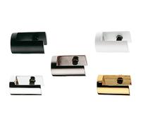 Amig - Support pour Étagère | Ouverture maximale de 10 mm | Lot de 2 Pièces | Pour Étagères et Bibliothèques sur les Murs ou dans les Armoires | Zamak Chromé
