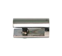 Amig - Support pour Étagère | Ouverture maximale de 6 mm | Lot de 2 Pièces | Pour Étagères et Bibliothèques sur les Murs ou dans les Armoires | Zamak Chromé