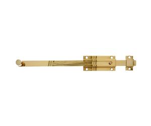 AMIG - Verrou à coulisse 3500 - 200 mm - Laiton - Poli