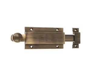 AMIG - Verrou à coulisse 3700 - 150 mm - Laiton - Vieilli