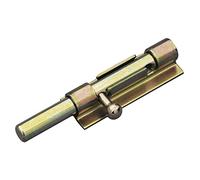 Amig - Verrou à Souder | 70 x 31 mm | Portes Métalliques | Pour Soudure | Trou Porte-Cadenas de ø 8 mm | Loquet pour Salle de Bain, Chambre ou Bureau | Verrou de Sécurité | Acier Bichromaté