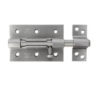 AMIG - Verrou de box 454 - 100 mm - Acier inoxydable AISI 304 - Mat