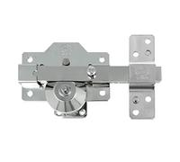 Amig - Verrou de haute sécurité modèle 3 PLUS | Acier finition argentée | Protection anti-perçage et anti-bumping | Inclut 5 clés codées et carte de propriété | 90 x 154 mm