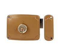 Amig - Verrou de suralimentation droite avec levier de fermeture et languette pour portes en bois Mod. 72PU 120 x 95 mm