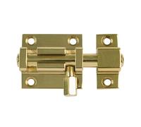 Amig - Verrou porte Mod. 700 | Targette de porte en Laiton | Loquet de porte finission Brillant | 80 mm | Serrure de porte ou fenêtre | Haute résistance à l'oxydation | Boulons pour porte