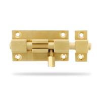 AMIG - - Verrou Porte - Modèle 700 - Laiton - 50 mm - Vis incluses - Idéal pour les portes intérieures - Finition : Matt