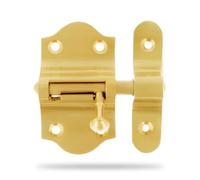 Amig - Verrou Porte - Modèle 720 - Laiton - 40 mm - Vis incluses - Idéal pour portes et fenêtres - Finition : Matt
