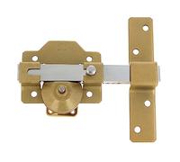 Amig - Verrou pour Porte | Avec Cylindre Rond de 50 mm | Sécurité Supplémentaire pour Portes d'Entrée ou Intérieures | Comprend 5 Clés | Couleur Martelée | 153 x 88 mm