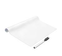 AMIGO Film effaçable à sec pour Tableaux Blancs, Rouleau de Tableau blanc Autocollant, Film Mural Pelable Réutilisable pour Bureau, Salle de Classe 90x500cm