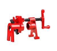 AMIGOB 4 pièces 3/4" Serre-Joint en Tube Collier de Serrage Dispositif de Serrage Rapide, Set Établi de Travail du Bois en Fer, ensembles de serre-tubes à visser à serrage rapide